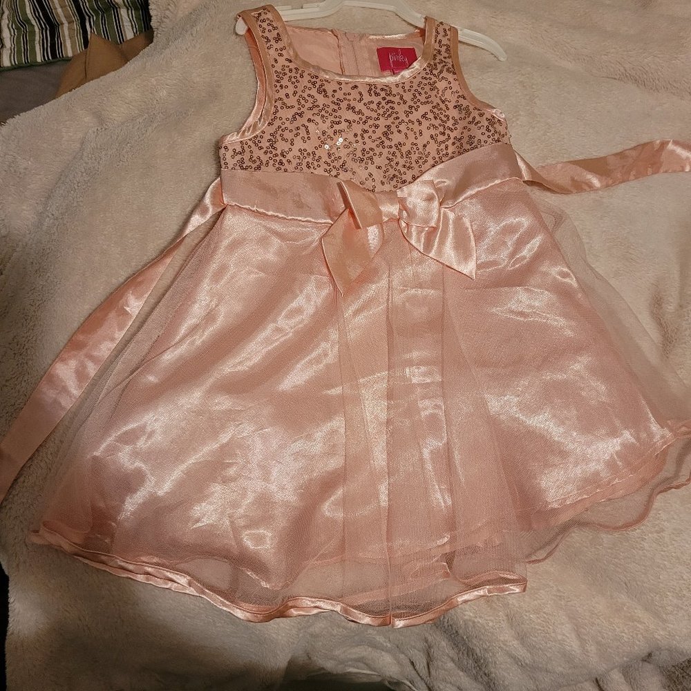 Formal pink dress